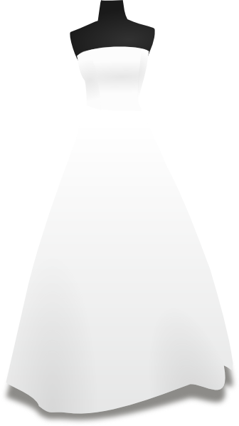 free wedding gown clipart - photo #6