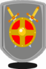 Shield Whit Swords Clip Art