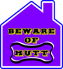 Beware Of Mutt Dog Sign Clip Art
