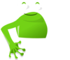 Frog Left Arm Clip Art