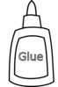Totetude White Glue Bottle Clip Art