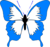 Blue Butterfly Clip Art