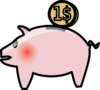 Piggy Bank Derivative 3 Clip Art
