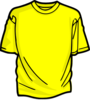 T-shirt Yellow Clip Art