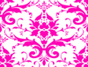 Pink Damask Clip Art