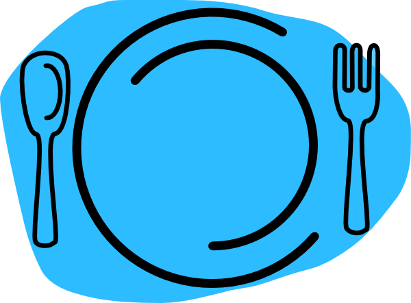 Blue Plate Cartoon Clip Art at Clker.com - vector clip art online