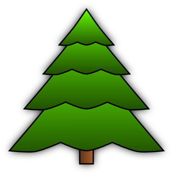 Simple Tree Clip Art at Clker.com - vector clip art online, royalty