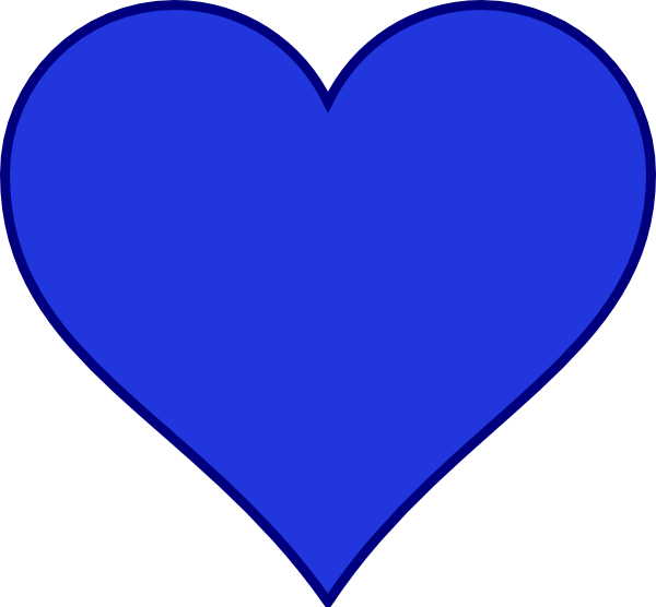 blue heart clip art free - photo #15