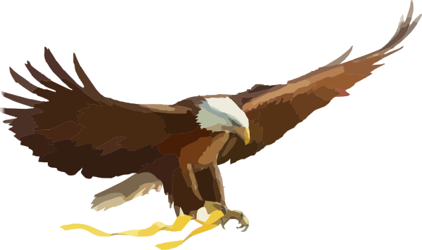 clip art soaring eagle - photo #3