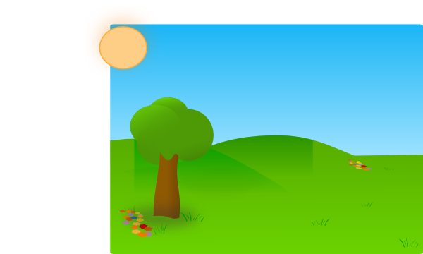 Trees Sky Grass 2 Clip Art at  - vector clip art online, royalty  free & public domain