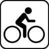 Biking Icon Clip Art