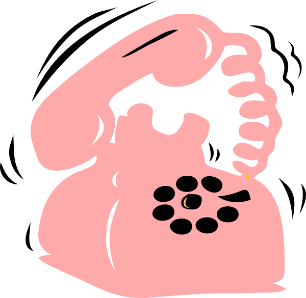 free clipart phone ringing - photo #45