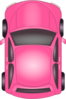 Pink Car Top View Clip Art