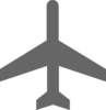 Plane Grey Clip Art