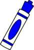 Marker Blue Clip Art