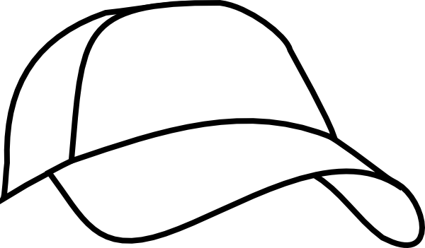 White Baseball Cap Clip Art at Clker.com - vector clip art online