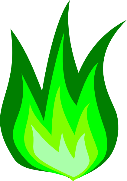Green Fire Clip Art at Clker.com - vector clip art online, royalty free