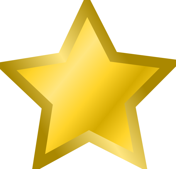 free clip art yellow star - photo #35