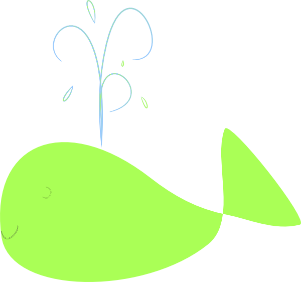 green whale clip art - photo #16