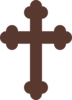 Brown Cross Clipart Clip Art