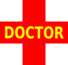 Doctor Logo Red Yellow Clip Art