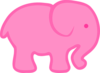  Pink Pink Elephant Clip Art
