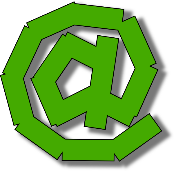 Green @ Sign Clip Art at Clker.com - vector clip art online, royalty