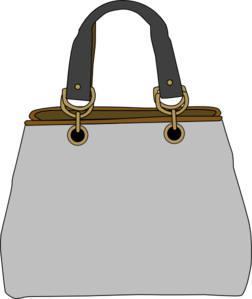 Gray Bag Clip Art