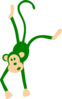 Green Monkey Clip Art