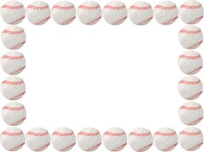 Baseball Border Clip Art