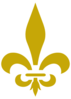 Stretched Fleur De Lis Clip Art