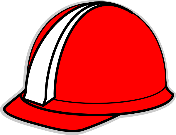red hard hat clipart - photo #2