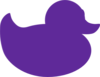 Purple Duck Clip Art