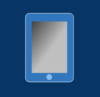 Blue Ipad With Box Clip Art