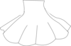 Skirt Outline Clip Art