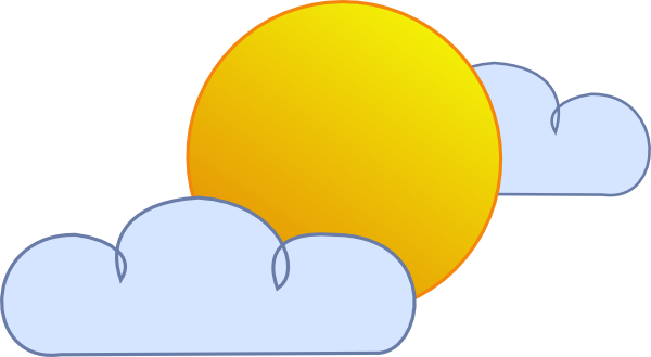 Cloudy Weather clip art weather clip art for kids. Cloudy Weather clip art