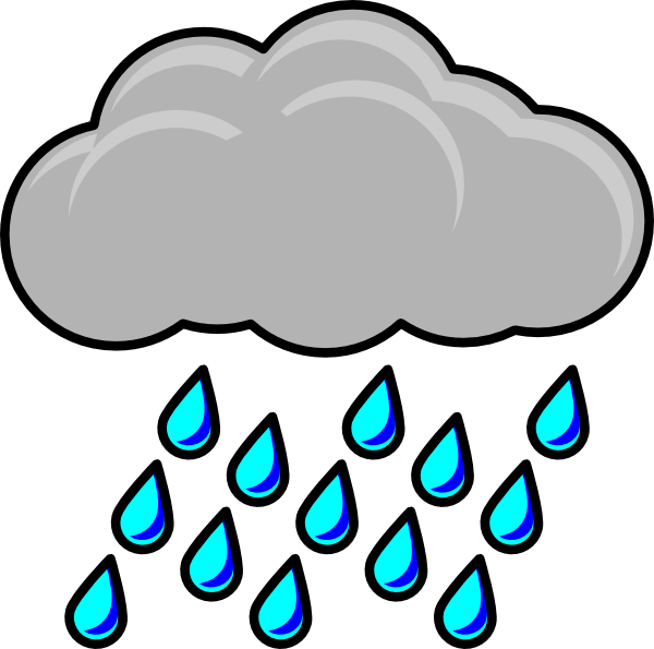 clipart of rain - photo #1