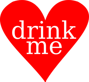 Drink Me Heart Clip Art