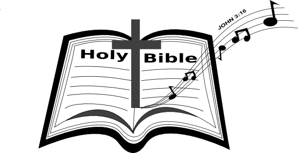 free black and white bible clip art - photo #11