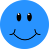 Blue Smile Clip Art