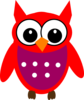 Red Owl Clip Art