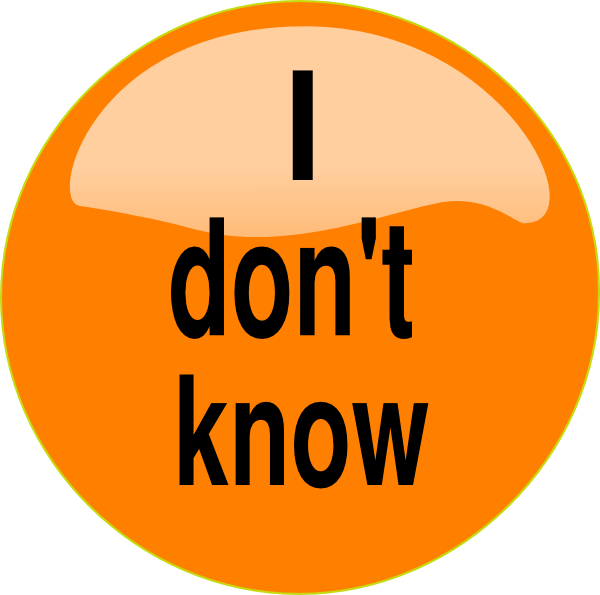 Don T Know Clip Art at Clker.com - vector clip art online, royalty free