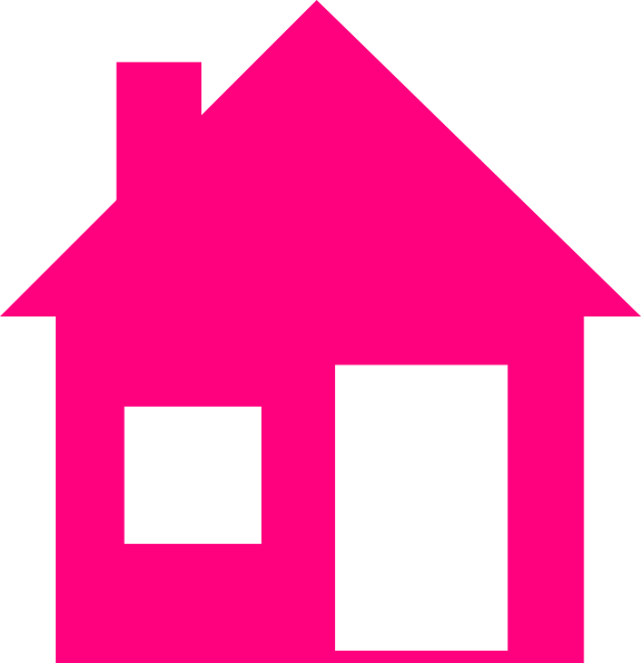 pink house clipart - photo #3
