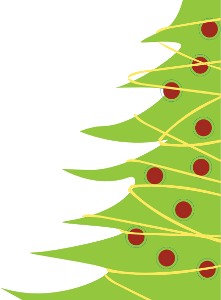 modern christmas tree clip art free - photo #19