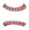 Red Baseball 2 Clip Art