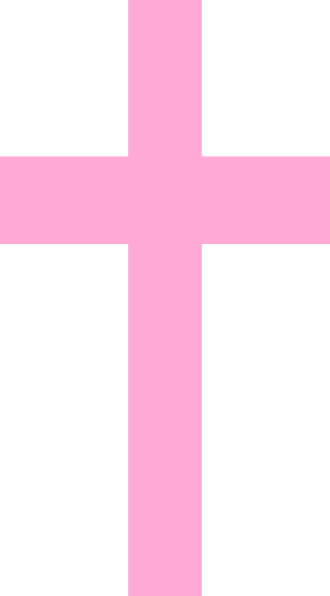 Pink Holy Cross Clip Art at Clker.com - vector clip art online, royalty