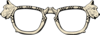 Scottie Dog Glasses Clip Art