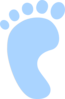 Newborn Screening Foot Clip Art