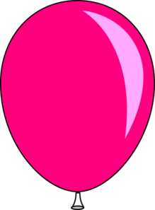 Pink Baloon Clip Art at Clker.com - vector clip art online, royalty
