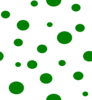 Green Polka Dots Clip Art